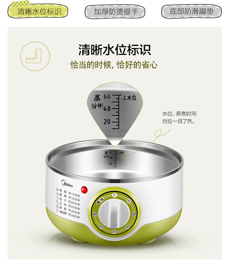 nồi lẩu điện mini của lock&lock Trứng hấp đẹp mini mini đa chức năng nồi trứng tự động tắt nguồn hấp đôi điện chính hãng ưu đãi đặc biệt - Nồi trứng ca nấu mì bằng điện
