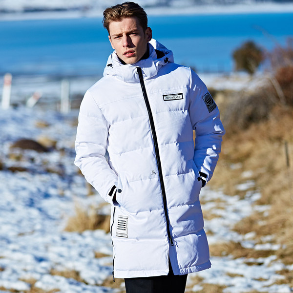 七匹狼 17年秋季款 中长加厚 男士羽绒服 优惠券折后￥539包邮（￥839-300）3色可选