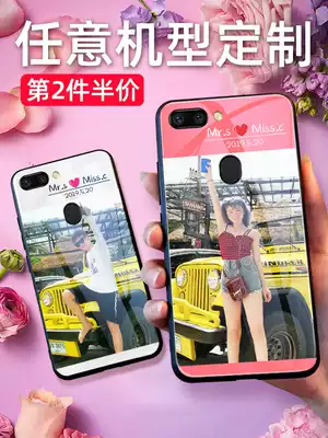 DIY custom oppor17 mobile phone protective shell oppo R15x dream edition r17pro photo couple female r9s male r11splus custom-made a59s creative