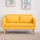 Sofa vải Bắc Âu phần đỏ đôi ba cửa hàng quần áo căn hộ nhỏ phòng khách phòng ngủ nhỏ đơn giản hiện đại tối giản - Ghế sô pha