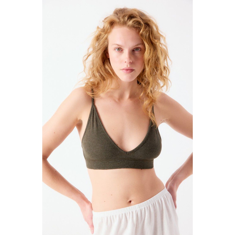 "Cuidi" in Stock American Vintage Ultra-Skin-Friendly Modal Cotton Wireless Triangle Bra "Cuidi" in Stock American Vintage Ultra-Skin-Friendly Modal Cotton Wireless Triangle Bra