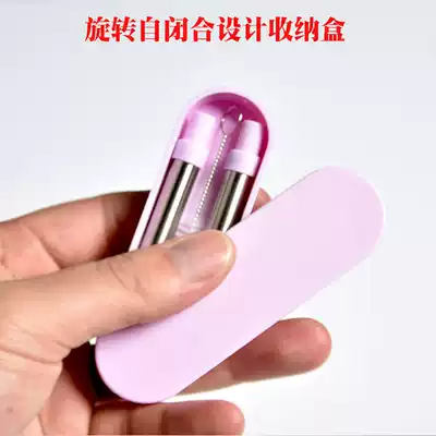 Telescopic stainless steel straw 304 creative portable pocket Environmental Protection food grade colored metal drink tube delivery box
