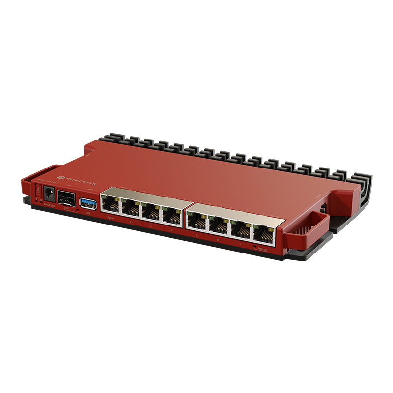 Mikrotik L009Uigs-Rm Dual-Core 8 Gigabit Rj45 Ports 1 2.5g Sfp Port Supports Poe