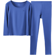 Catman 60 Count Modal Thermal Underwear Set Womens Autumn and Winter Thin Bottoming Shirt Antibacterial Mens Autumn Clothes and Autumn Pants