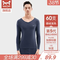 [5-е поколение Deye 60 ветвей толщины тепла и тонкой бархатной рубашки с синим титаном-титаном