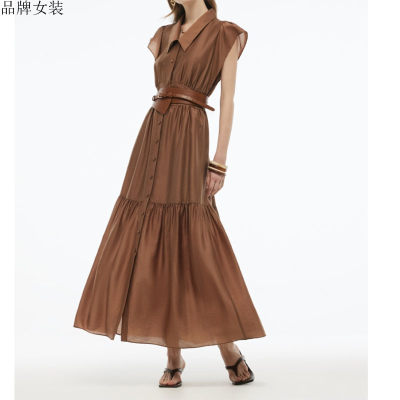 Tencel Dress for Women, Same Style as in Shopping Malls, Summer, Elegant and Appropriate Outfit, 2026 New Unique High-End Feel, Flutter Sleeves C4K680 Tencel Dress for Women, Same Style as in Shopping Malls, Summer, Elegant and Appropriate Outfit, 2026 New Unique High-End Feel, Flutter Sleeves C4K680
