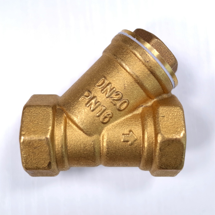 Y-type filter fan coil special brass DN20 filter y-type filter brass filter y-type