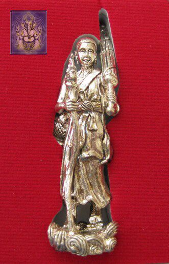 High Monk Dragon Parentsmannan Master Buddha Calendar 2554 Sivari Revered Nine Treasure Bronze