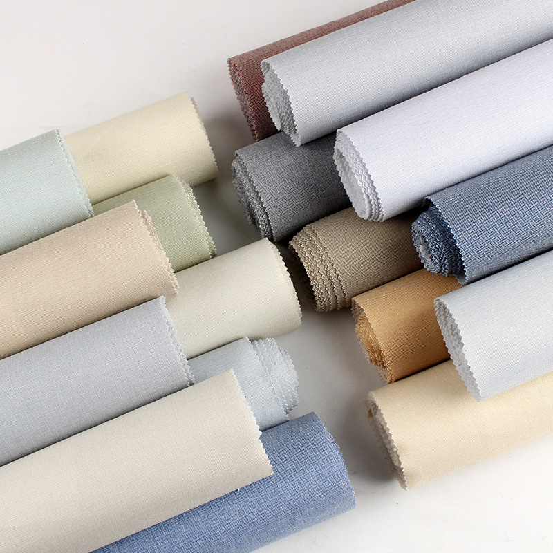 Plain linen wall cloth seamless whole house thickening high-end modern minimalist living room bedroom 3 2 meters high wall cloth Chinese style