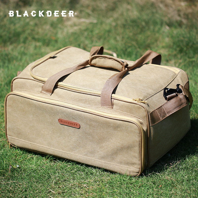 Black Deer Outdoor Dew Revenue Bag Thick Gas Tank Stove Cookware Kitchenware Luxury Self-Driving Multi-functional Hand Carry Picnic Bag