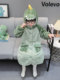 Children's Bathrobe, Winter Thickened Boys' Coral Fleece Pajamas, Flannel Dinosaur Loungewear, Baby Anti-Cold Sleep Robe