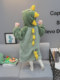 Children's Bathrobe Autumn and Winter Coral Fleece Pajamas for Boys and Girls, Flannel Dinosaur Loungewear, Thickened Sleep Robe for Toddlers