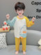 Boys' Pajamas Set, Kidsren's Modal Thin Spring & Fall Boys' Long-Sleeved Air-Conditioned Clothes, Baby Boy's Summer Home Clothes