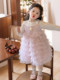 Girls' Little Chanel-Style Dress for Spring and Autumn, 2025 New Trendy Children's Mesh Princess Cake Dress