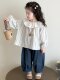 Girls' Spring Outfit Stylish Set 2025 New Children's Doll Shirt Casual Fashionable Two-Piece Set Forest Style Baby Spring Outfit