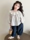 Girls' Spring Outfit Stylish Set 2025 New Children's Doll Shirt Casual Fashionable Two-Piece Set Forest Style Baby Spring Outfit