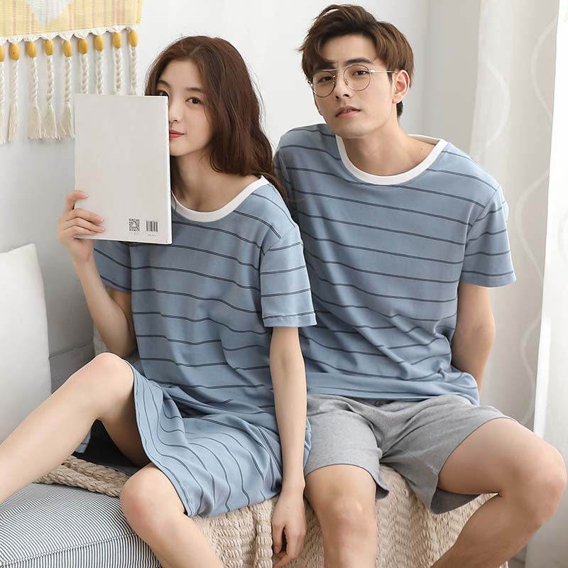 Pyjama mixte en Coton à manche courte - Ref 3003766 Image 5