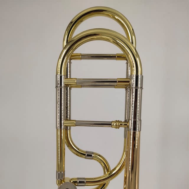 ເຄື່ອງດົນຕີ Jiaxue trombone YTB-380 tenor pitch-changed trombone gold and copper horn Miraklu