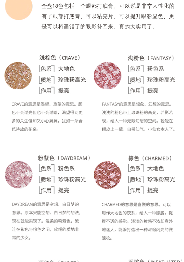 Huda Beauty 18 màu sa mạc tăng phấn mắt màu nude bóng mắt lấp lánh sequin ins decay bóng mắt đô thị - Bóng mắt phấn mắt odbo