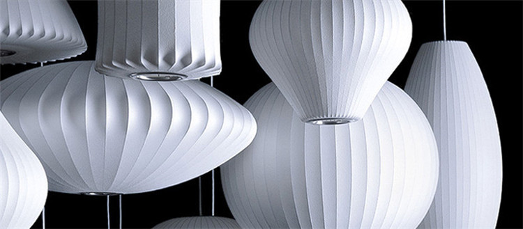 Description Picture 2 of itemmodern Classic George Nelson Bubble lamp Saucer S/M/L resin replica Nelosn pendant light hanging fixture