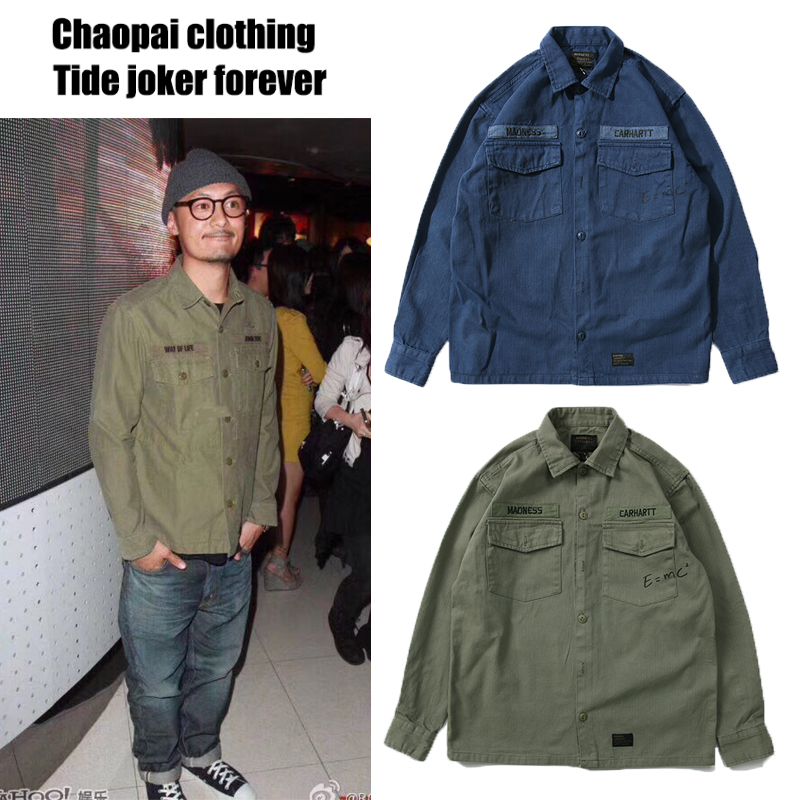 MADNESS MDNS WRUEI CIASSIC WIID SHIRT Yu Wenle Jacket Tide Card 100 lap shirt