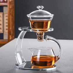 Lazy Person's Magnetic Tea Set, Elevated and Thickened, Simple Tea Brewing Set