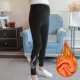Bà bầu quần legging mùa đông cộng với nhung dày ấm quần mùa đông Phụ nữ mang thai nâng bụng quần quần quần