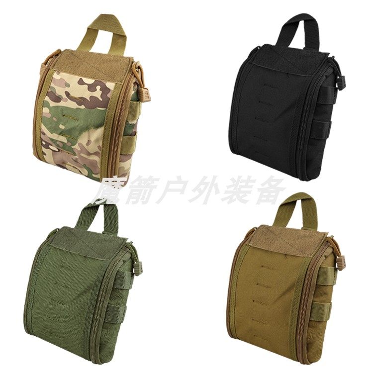 Outdoor portable emergency bag Medical bag Multi-function Purse Camping Mountaineering Escape Bag Kit