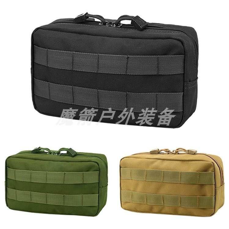 Outdoor Commuter Bag Multifunction Rectangular Practical Bag Pocket MOLLE System Accessories Bag