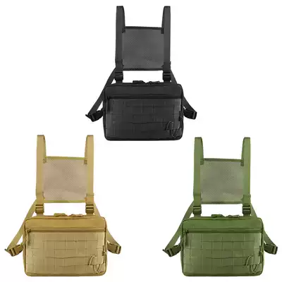 New outdoor chest bag multi-function chest bag personality Tide men's backpack mountaineering anti-theft bag