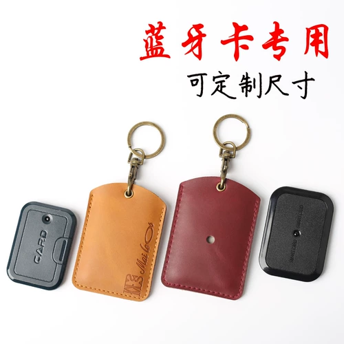 Картхолдер, индукционный защитный чехол, из натуральной кожи, bluetooth