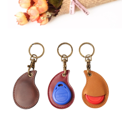 Маленький картхолдер, креативный брелок, мультяшный универсальный защитный чехол, из натуральной кожи, для удостоверения личности