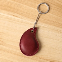 Большой темно-бордовый картхолдер