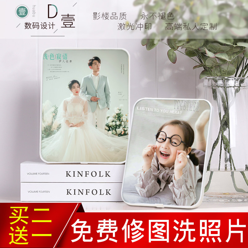 Crystal photo frame Pendulum Table Baby Photo Wedding photo Dingmaking 8-inch 10-inch 12-inch photo gallery Enlarged Hanging Wall Prints