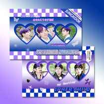 Original self-made bulletproof Youth League small poster love decorative painting with surrounding Jintaiheng Tian Guo Zhimin