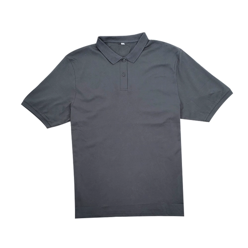 Комфортная хлопковая летняя тонкая футболка polo для отдыха, оверсайз, короткий рукав