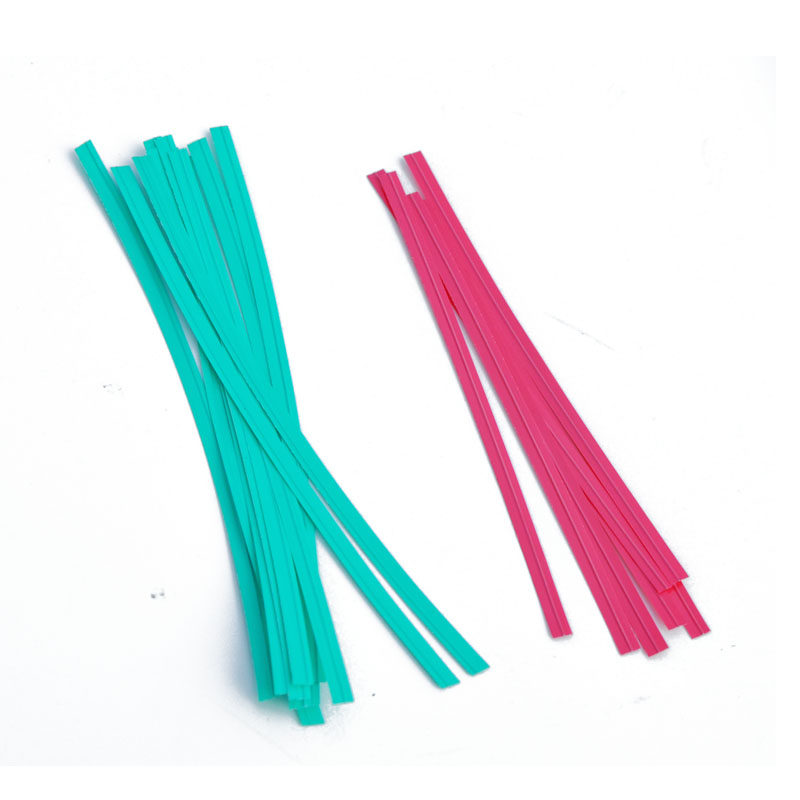 Matt film pink green cable tie 1000 a pack of 10cm bag mouth strapping food candy strapping