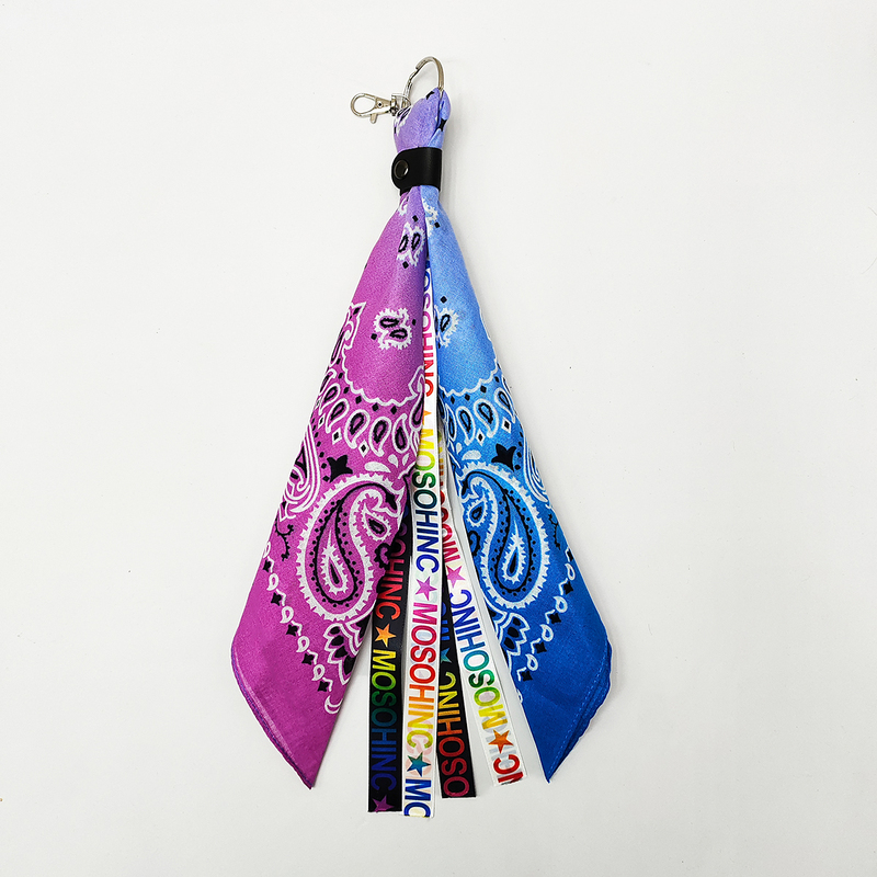 Tie-Dye Gradient Paisley Scarf Streamer Pants Accessory Hip-Hop Street Dance Pants Scarf Dance Accessory Sunflower