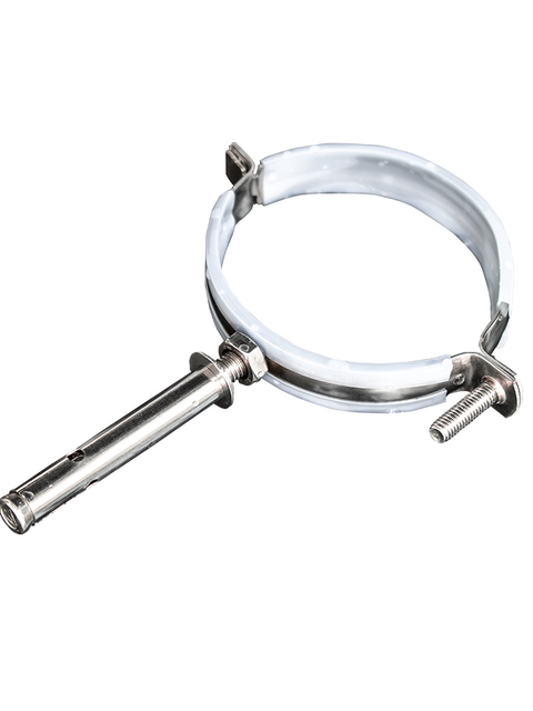 Stainless steel pull-out pipe code clamping code tube clamping buckle pvc pipe snap-on glue drainage pipe 110 water pipe hanging buckle