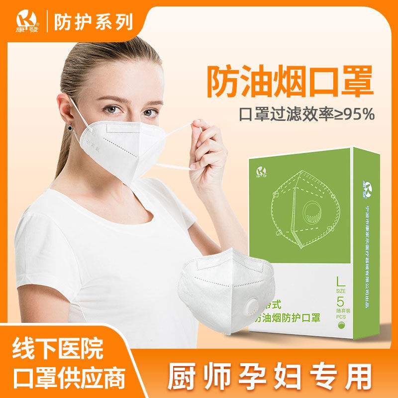Anti-oil smoke mask kitchen special fried cooking lady pregnant woman chef barbecue cooking fried anti-smoke filter