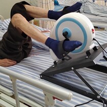 Electric rehabilitation machine stroke hemiplegia main being moved hands and feet to exercise bike leg rehabilitation movement treadmill