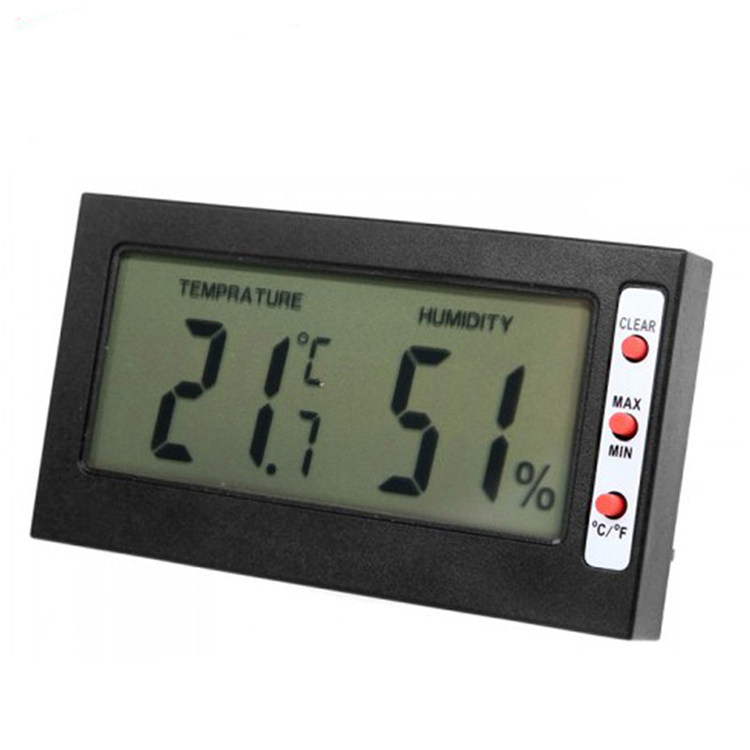 Room temperature meter Mini-temperature meter on-board thermometer indoor refrigerator temperature electronic thermometric meter baby house LED