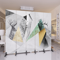 Screen partition living room folding mobile European simple modern office decoration bedroom beauty salon simple folding screen