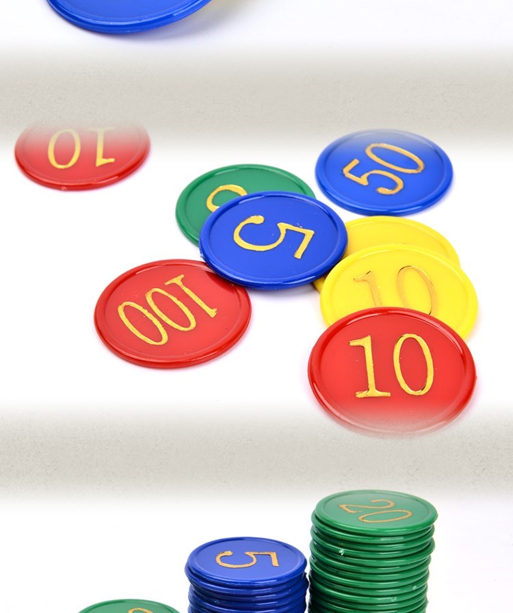 Thương hiệu sòng bạc Chips Chips Sợi Mahjong Chips Macau Thẻ cờ vua Thẻ nhựa Năm Yuans - Các lớp học Mạt chược / Cờ vua / giáo dục mua bộ bài mạt chược