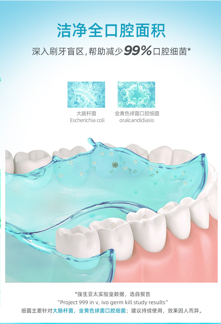 李施德林 冰蓝劲爽漱口水 500mlx2瓶 减少牙菌斑 券后39.9元包邮 买手党-买手聚集的地方