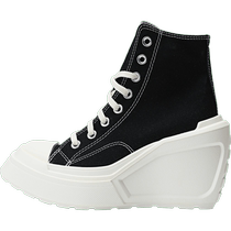 Converse womens high-top thick-soled classic fashion canvas shoes casual shoes wedge shoes women A06478C