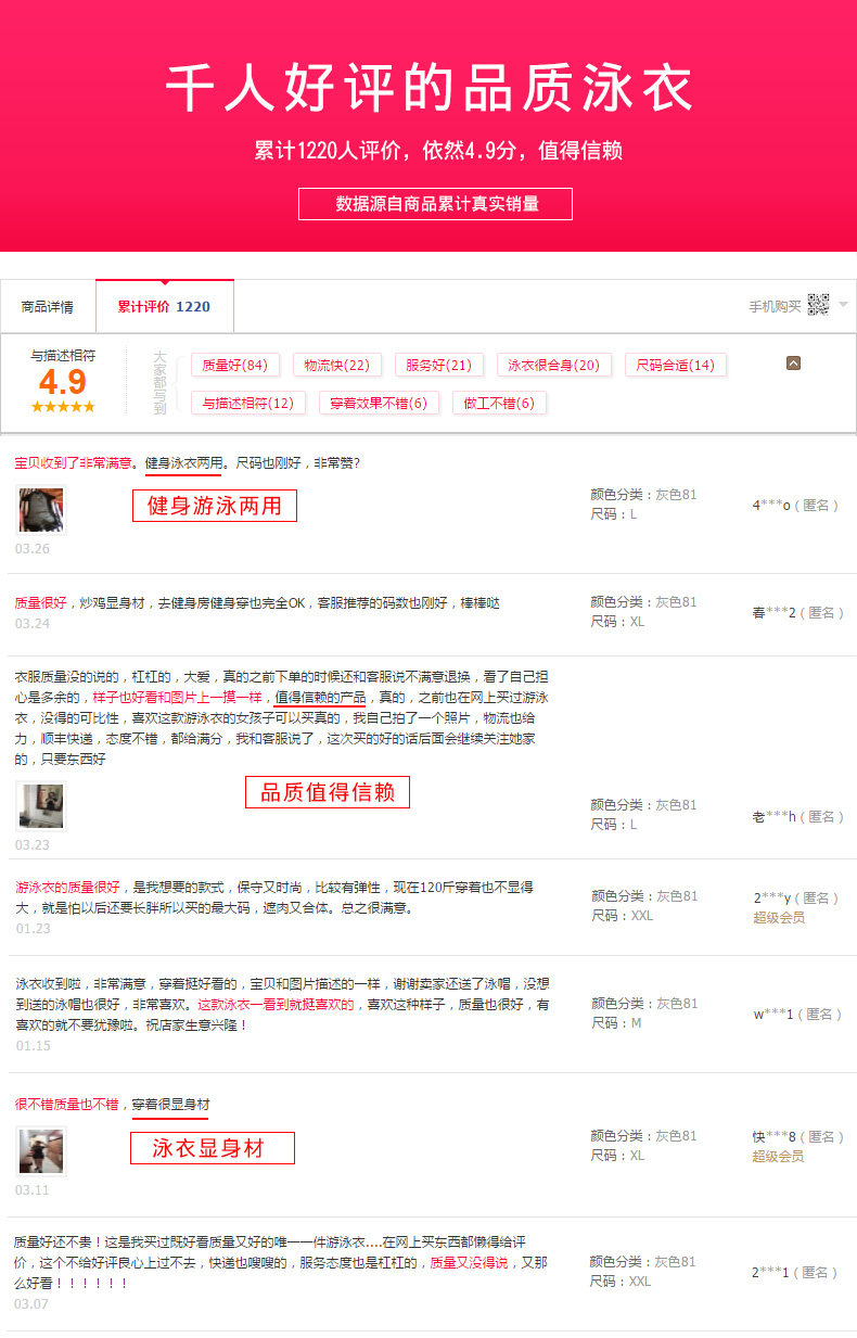 Maillot de bain pour femme - Ref 3031517 Image 7