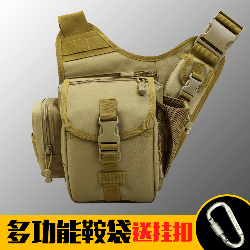 Longino Outdoor Chest Bag Large Saddle Bag for men and women Photography Single-shoulder Tactical Purse Inclined Cross Saddle Bag Multifunction Single Counter Satchel-Taobao