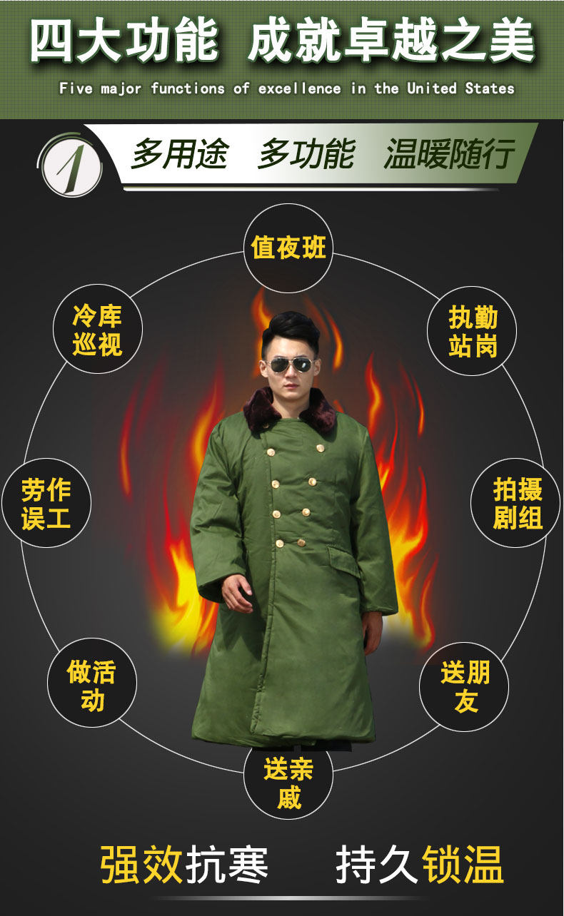 海神洲 SHZ-卡毛-01 军大衣 图4