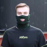 Защищающая от холода удерживающая тепло черная маска подходит для пеших прогулок для велоспорта, ветрозащитный шлем